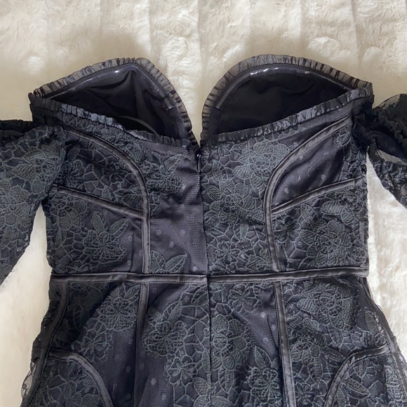 🌿|NWT|For Love & Lemons Azalea Lace Minidress - Picture 9 of 9